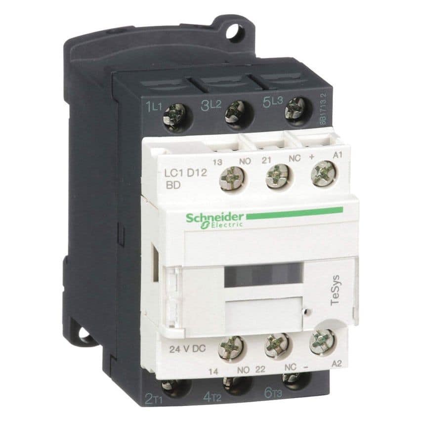 Schneider Electric LC1D12BD, Contactor 12A 24V dc