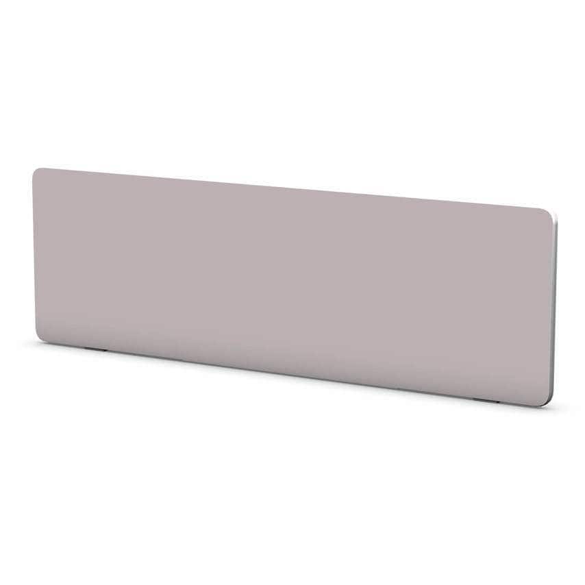 Lee & Plumpton Standard Fabric Desktop Screen 1600mm Wide Grey