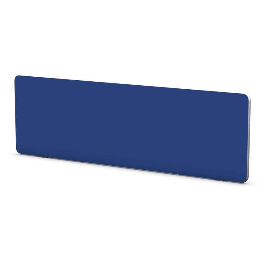 Lee & Plumpton Standard Fabric Desktop Screen 1200mm Wide Blue