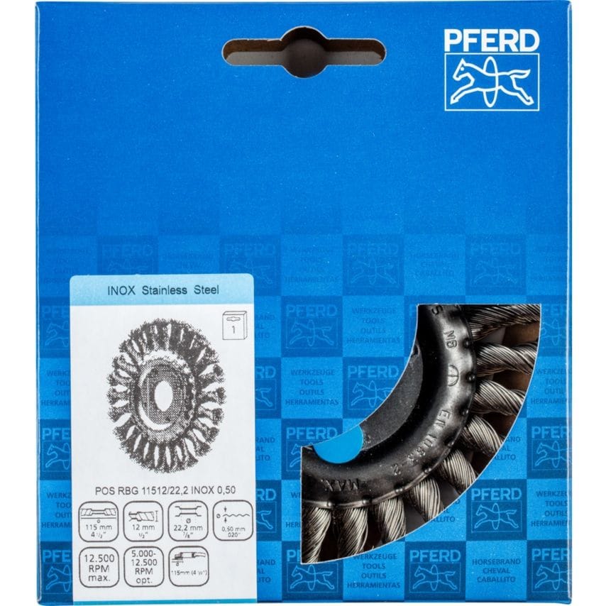 Pferd Brush POS RBG 11512/22,2 Inox 0,50