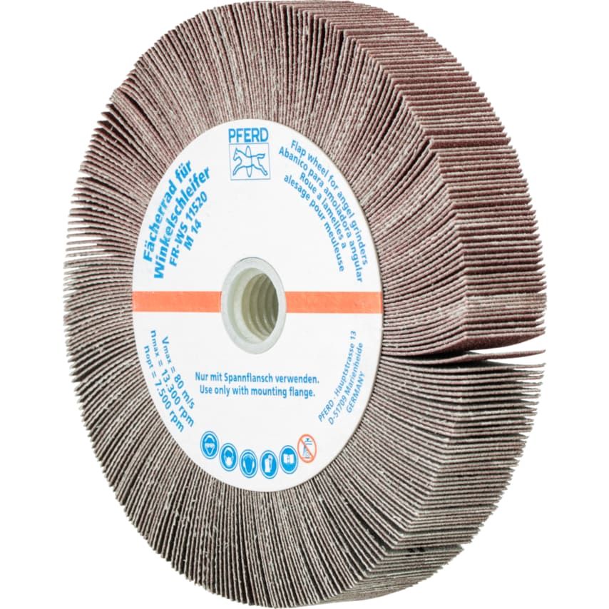 Pferd Flap Wheel FR WS 11520G180 M14- you get 2