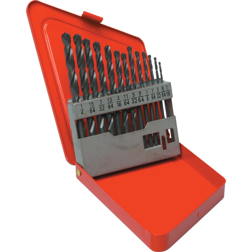 Sherwood Set of 13 HSS Drills 1/161/4" X 1/64" SH at Zoro