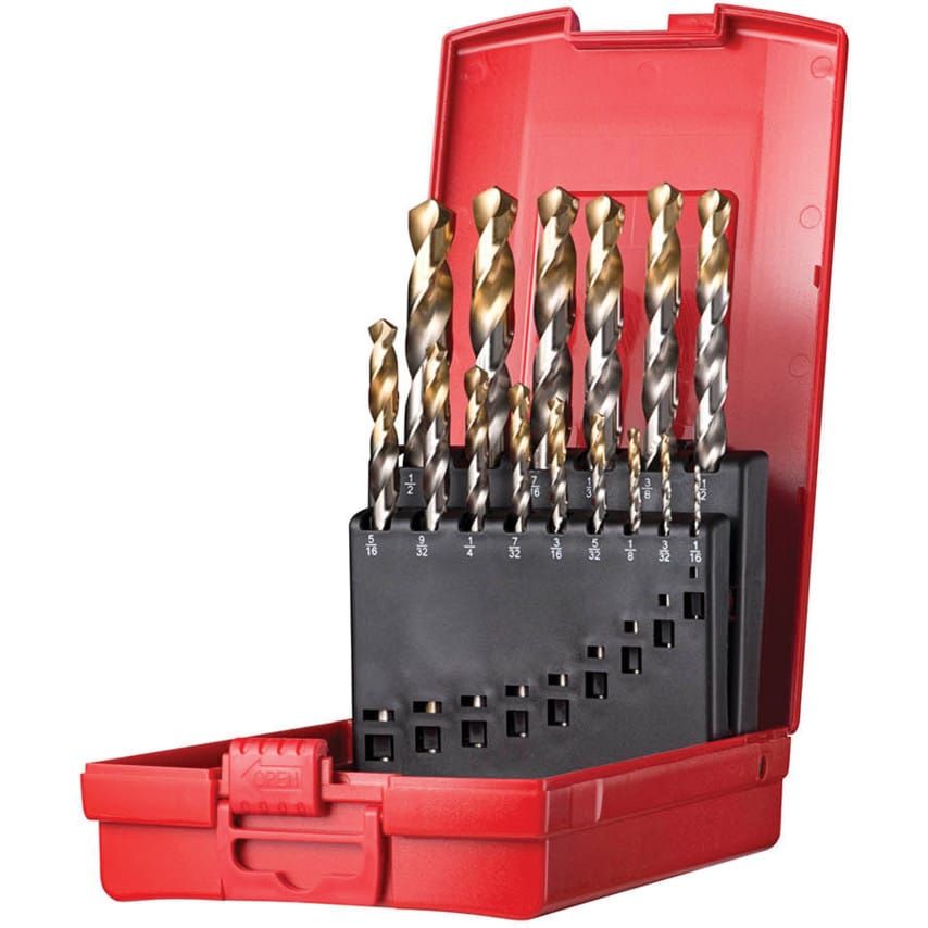 Dormer A095 Set 20 HSSTin Jobber Drills (15Pce) at Zoro