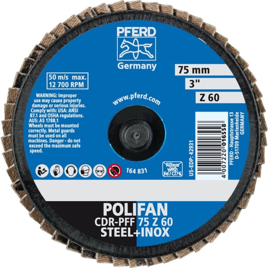 Pferd CD-Mini-Polifan CDR-PFF 75 Z 60- you get 10