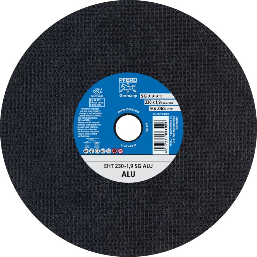Pferd Cut-off Wheel EHT 230-1,9 SG Aluminium- you get 25