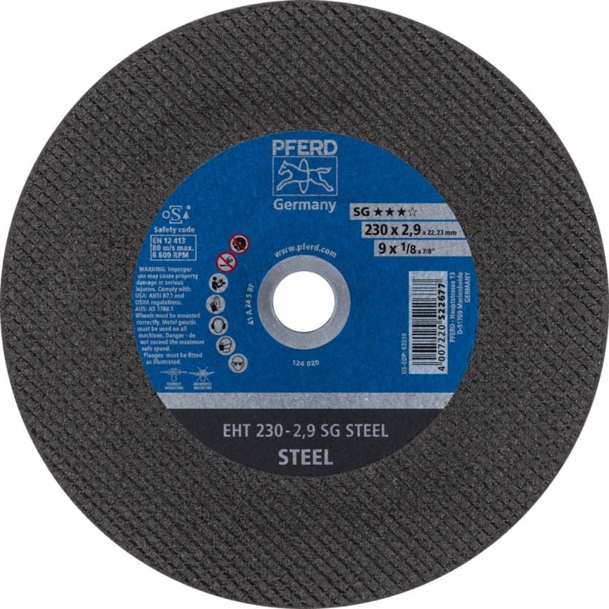Pferd Cut-off Wheel EHT 230-2,9 SG Steel- you get 25