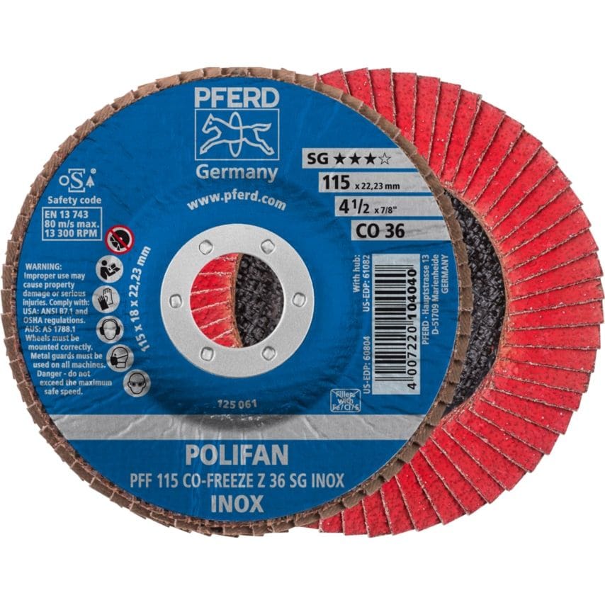 Pferd Polifan PFF 115 Co-Freeze 36 SG Inox- you get 10