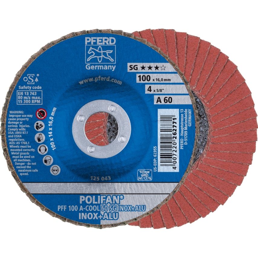 Pferd Polifan PFF 100 A-COOL 60 SG Inox + ALU/16- you get 10