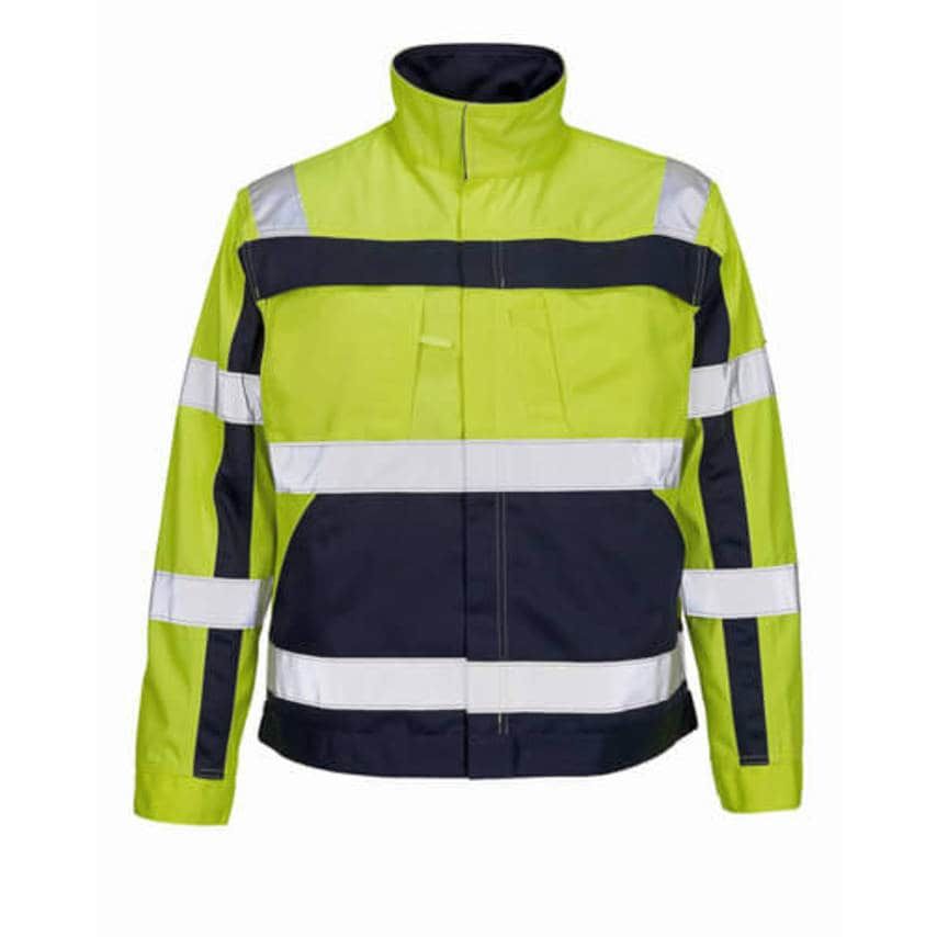 Mascot Cameta Work Jacket Hi-vis Yellow/Navy - Large