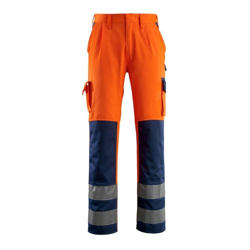 Mascot Olinda Trousers Hi-vis Orange/Navy 82C62 (L32W46.5)