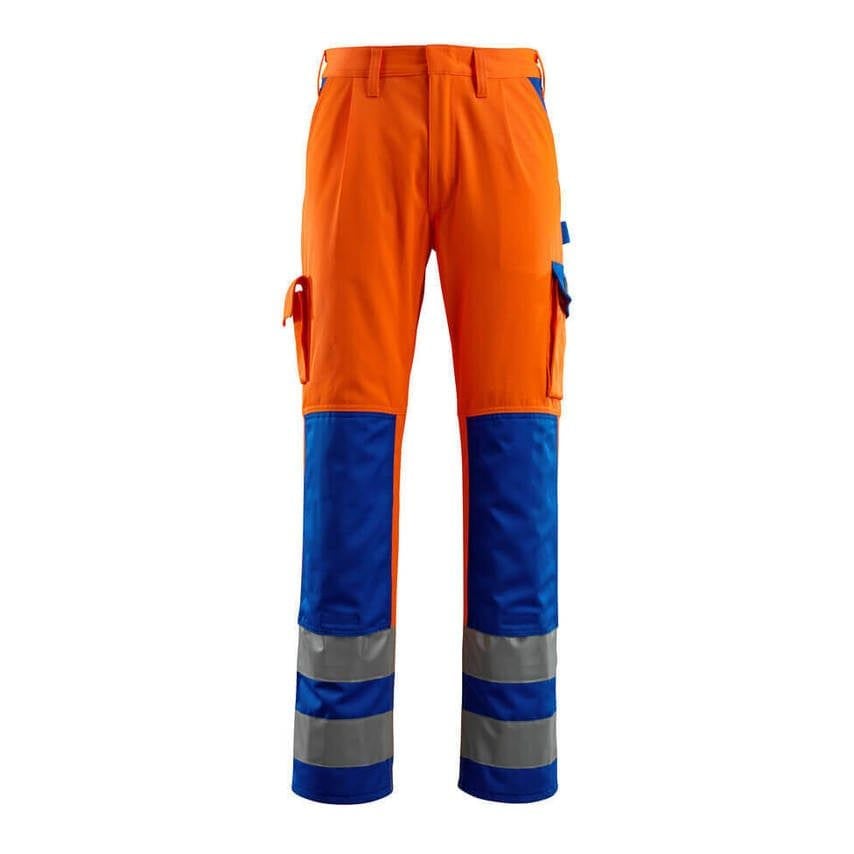 Mascot Olinda Trousers Hi-vis Orange/Royal Blue 82C58 (L32W42.5)