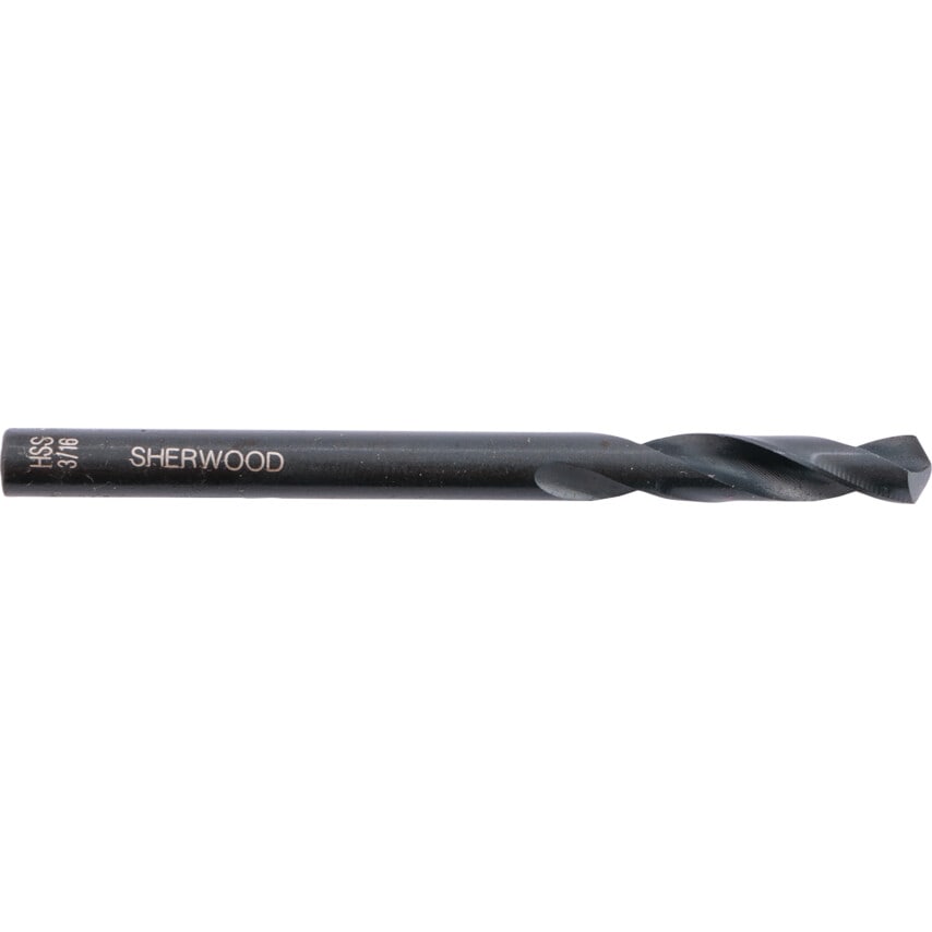 Sherwood 3/16" HSS S/S Stub Drill