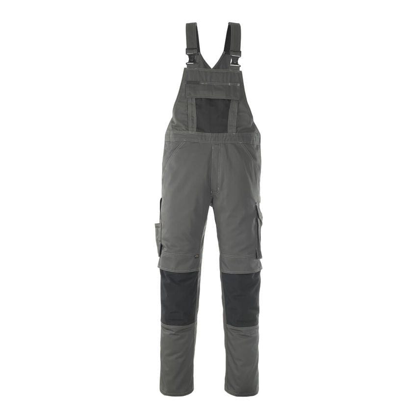 Mascot 12069 Leipzig Bib &amp; Brace COLOUR: Dark Anthracite/Black, Size: 44.5&quot;R