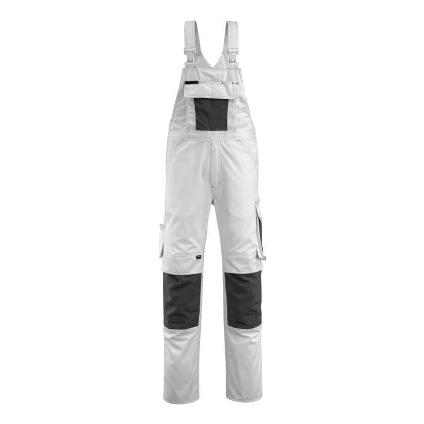 Mascot 12169 Augsburg Bib &amp; Brace COLOUR: White/Dark Anthracite, Size: 30.5&quot;T