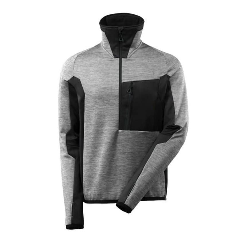 Mascot Modern Fit Microfleece Jacket - Grey-Flecked/Black - XXXXL