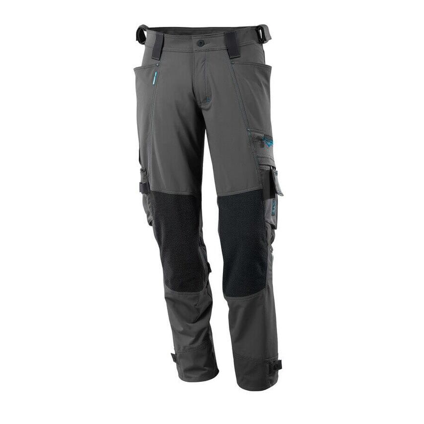 Mascot Stretch Trousers with Dyneema Kneepad Pockets - Dark Anthracite 82C46 (L3