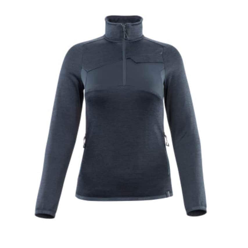 Mascot Women's Fleece Jumper with Half ZIP - Dark Navy - Medium