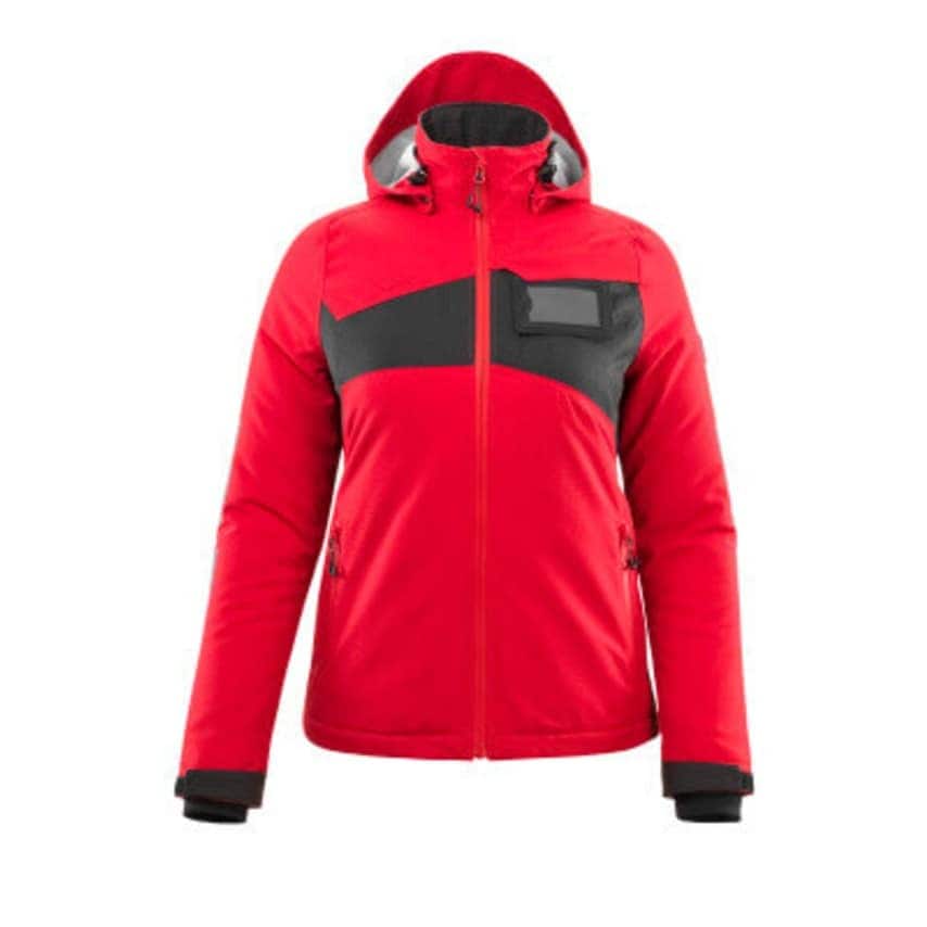 Mascot Women's Winter Jacket with Cli - Traffic Red/Black - XXXL