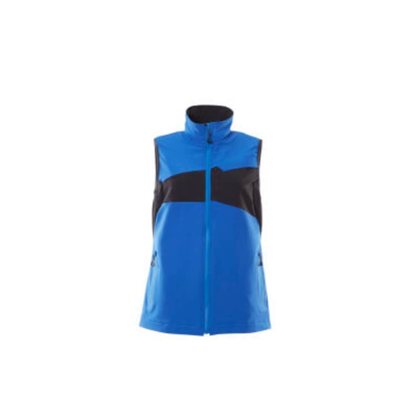 Mascot Women's Stretch Gilet - Azure Blue/Dark Navy - XXL