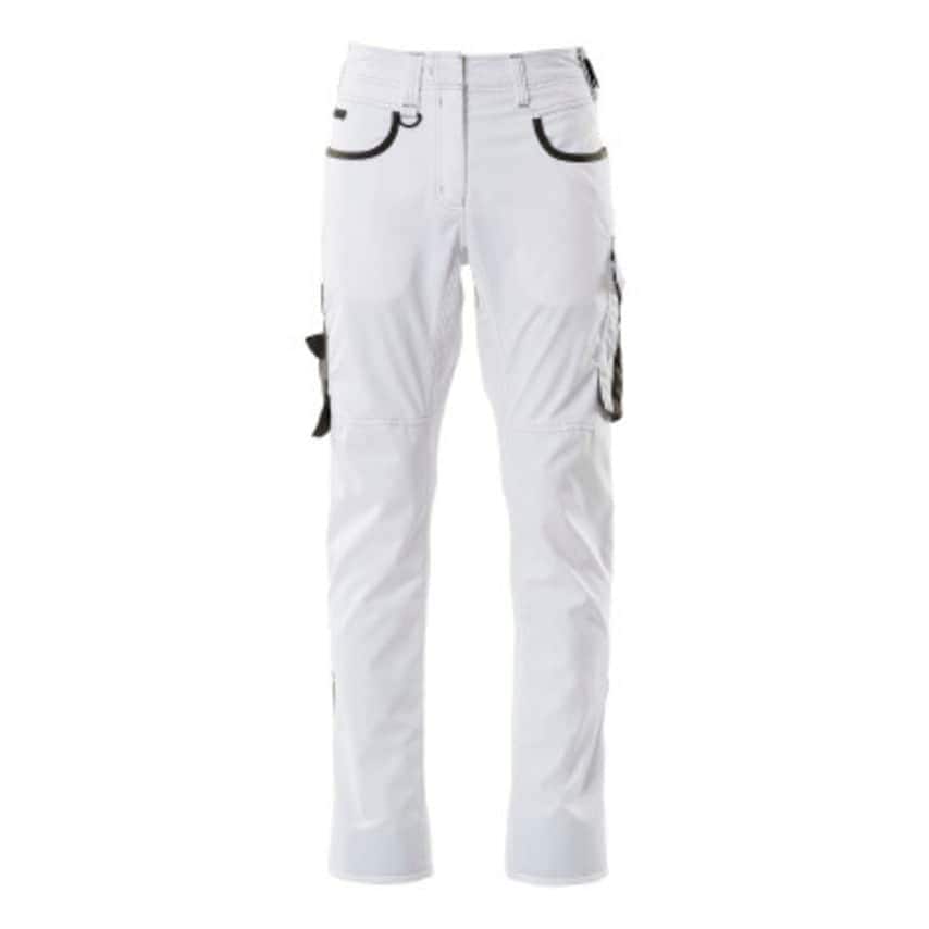 Mascot Women's Diamont Fit Trousers - White/Dark Anthracite 76C46 (L30W30.5)