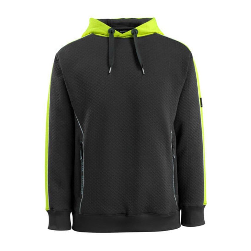 Mascot Motril Hoodie Black/Hi-Vis Yellow - XXL