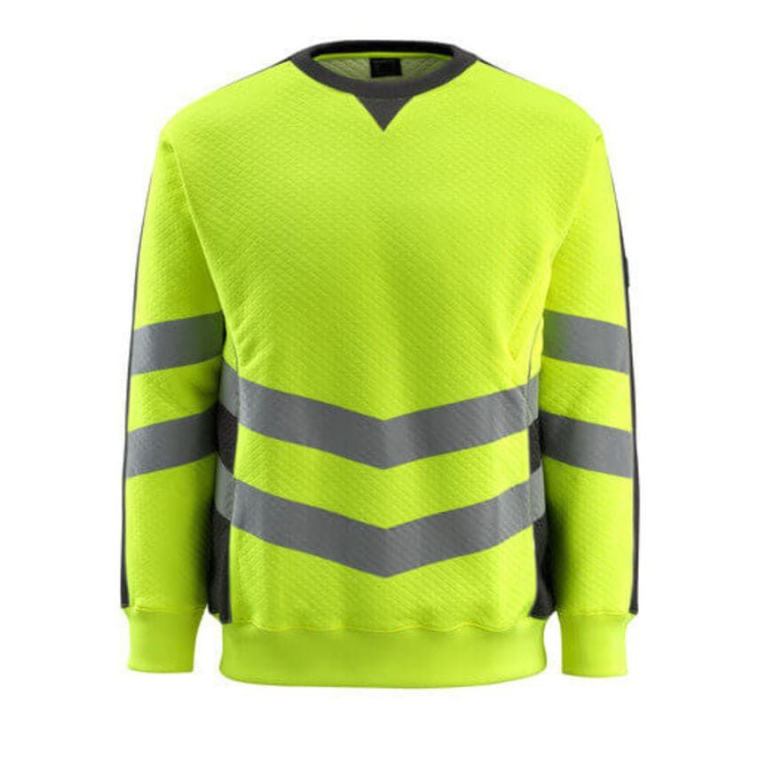 Mascot Wigton Sweatshirt Hi-vis Yellow/Black - Small