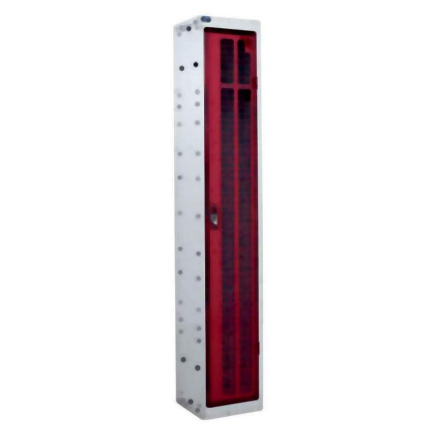 QMP Spectrum School Locker 1365.300.300 - 4 Compartment - Berry Burst Doors