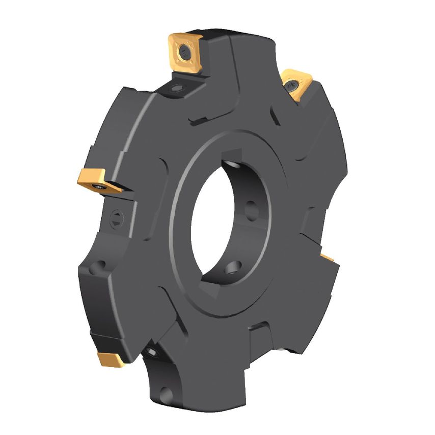 KSSM Slotting Cutters - IC 10 - Adjustable (Arbor Mount - Half-Side Cutting - Left Hand 16 mm)