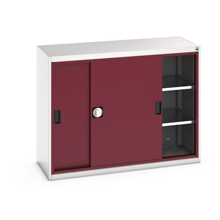 Bott 16926670.24 - Verso Sliding Door Cupboard with 2 Shelves 1300 (W) x 550 (D)