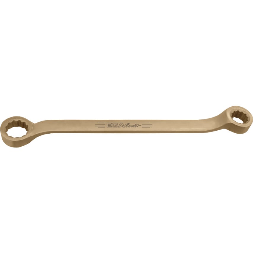 EGA Master Double Offset Ring Wrench 1/4" - 5/16" Non Sparking Cu-Be- you get 3