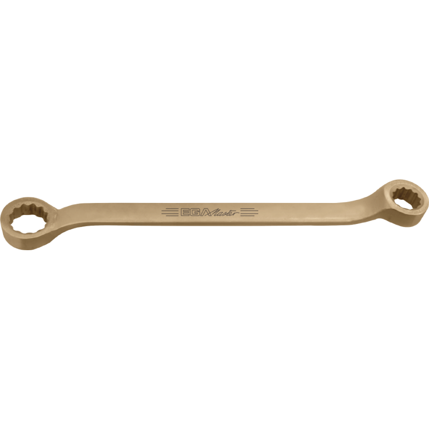 EGA Master Double Offset Ring Wrench 1/2-9/16" Non Sparking Cu-Be- you get 2