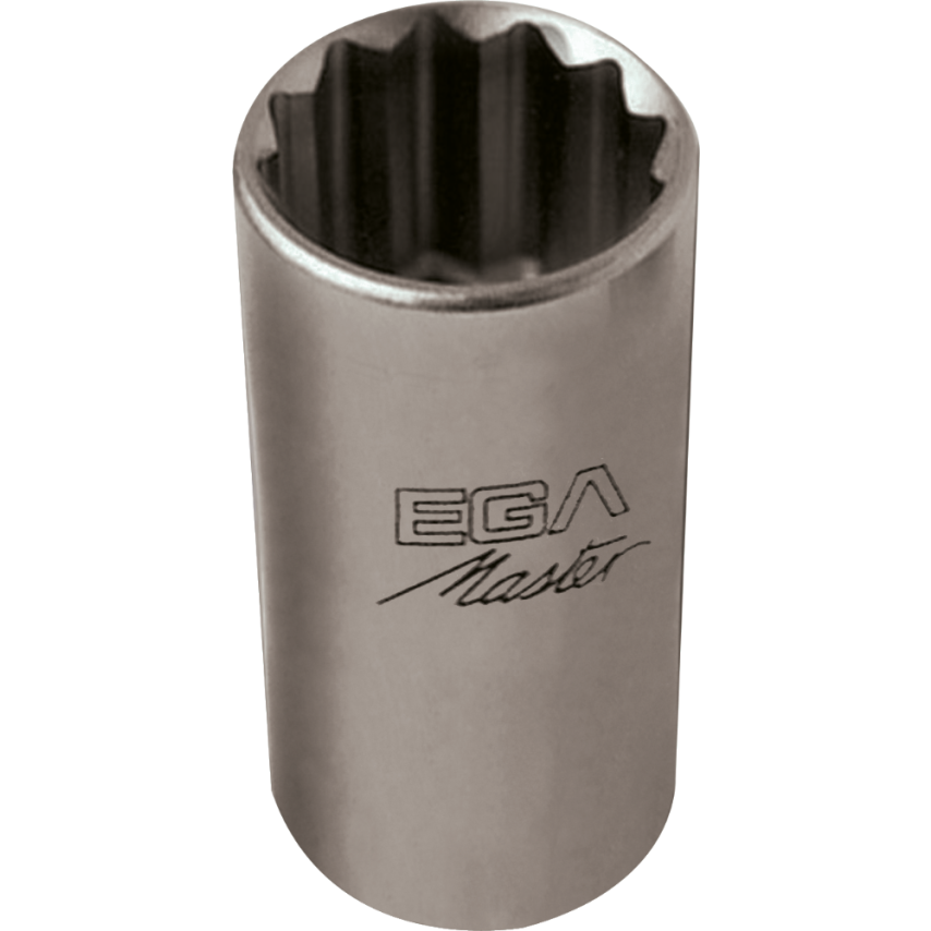 EGA Master Socket Wrench 3/8" - 1/2" Long Series Inox (12 Edges)