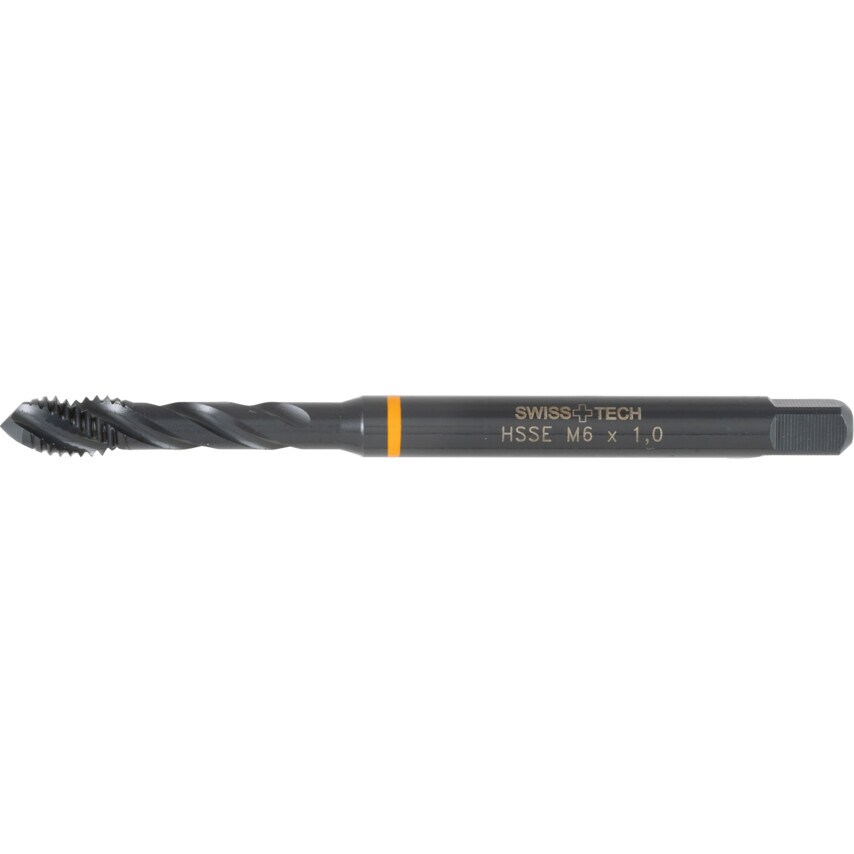 HSS Orange Ring Taps: Spiral Flute - ISO Metric Coarse, Nitride & Oxide