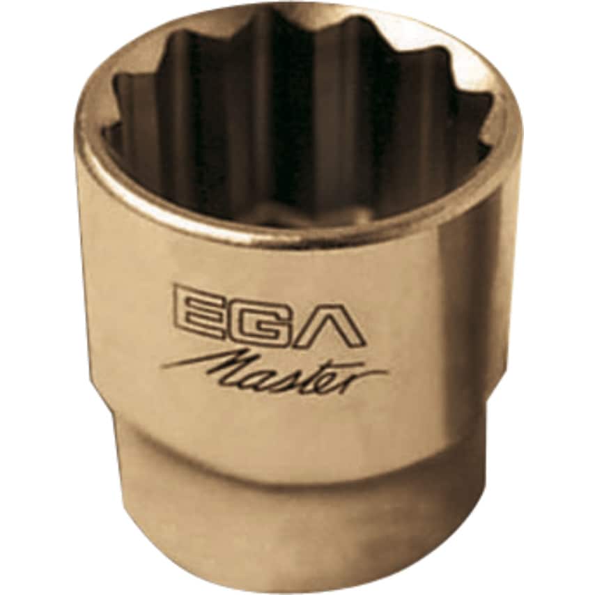 EGA Master Socket Wrench 1/2"- 1.3/16" Non Sparking Cu-Be (12 Edges)
