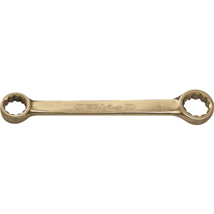 EGA Master Double Ended Flat Ring Spanner 1.1/4"-1.7/16" Non Sparking Cu-Be