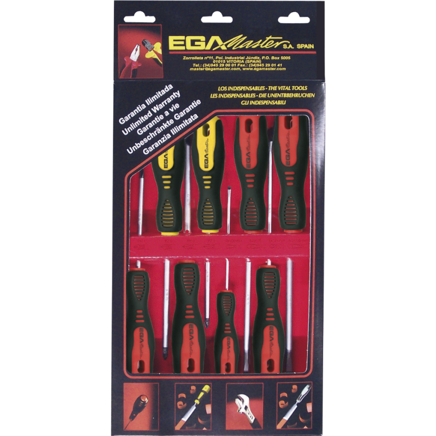 EGA Master Set of 6 Screwdrivers Rotork 1000V- you get 3