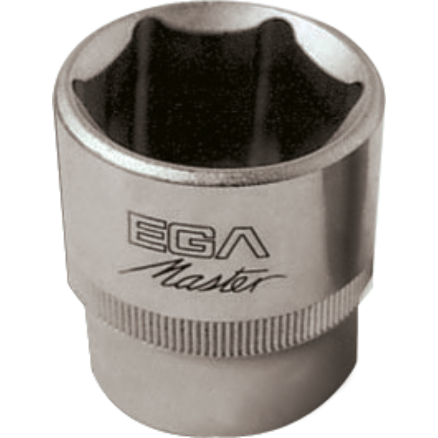 EGA Master Socket 1/2" - 32mm 6 Edges Inox