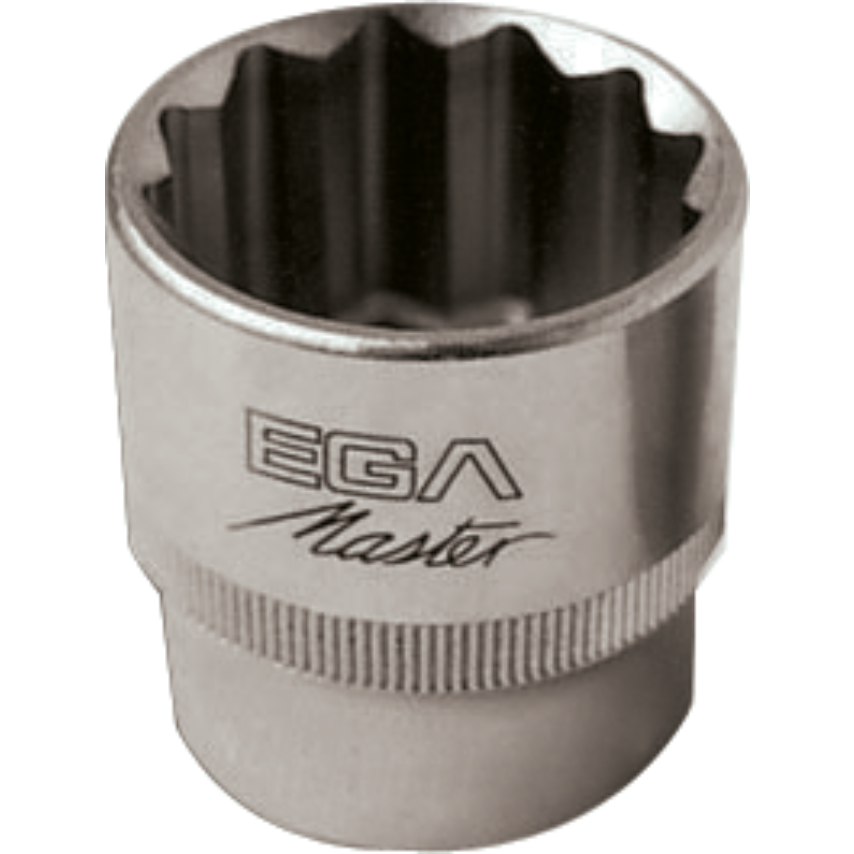 EGA Master Socket Wrench 1/2" - 32mm Inox (12 Edges)