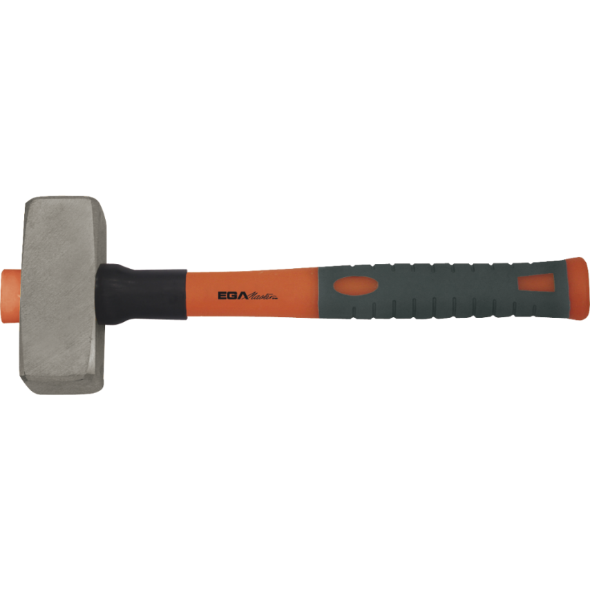 EGA Master Stoning Hammer 1kg Fibreglass Handle Inox
