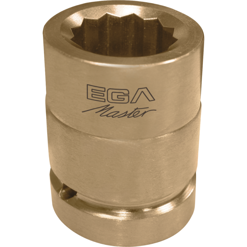 EGA Master Impact Socket Wrench 1/2" - 25mm Non Sparking Al-Bron (12 Edges)