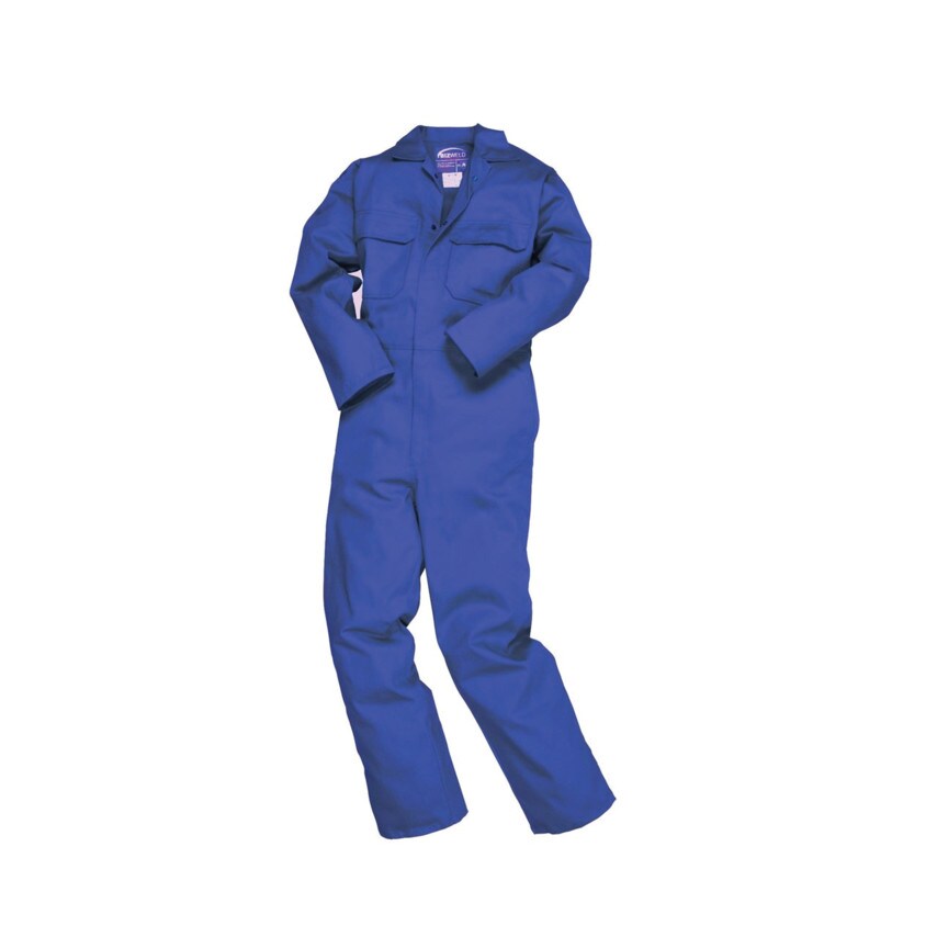 Portwest BIZ1 Royal Blue Flame Resistant Coverall - Medium Regular