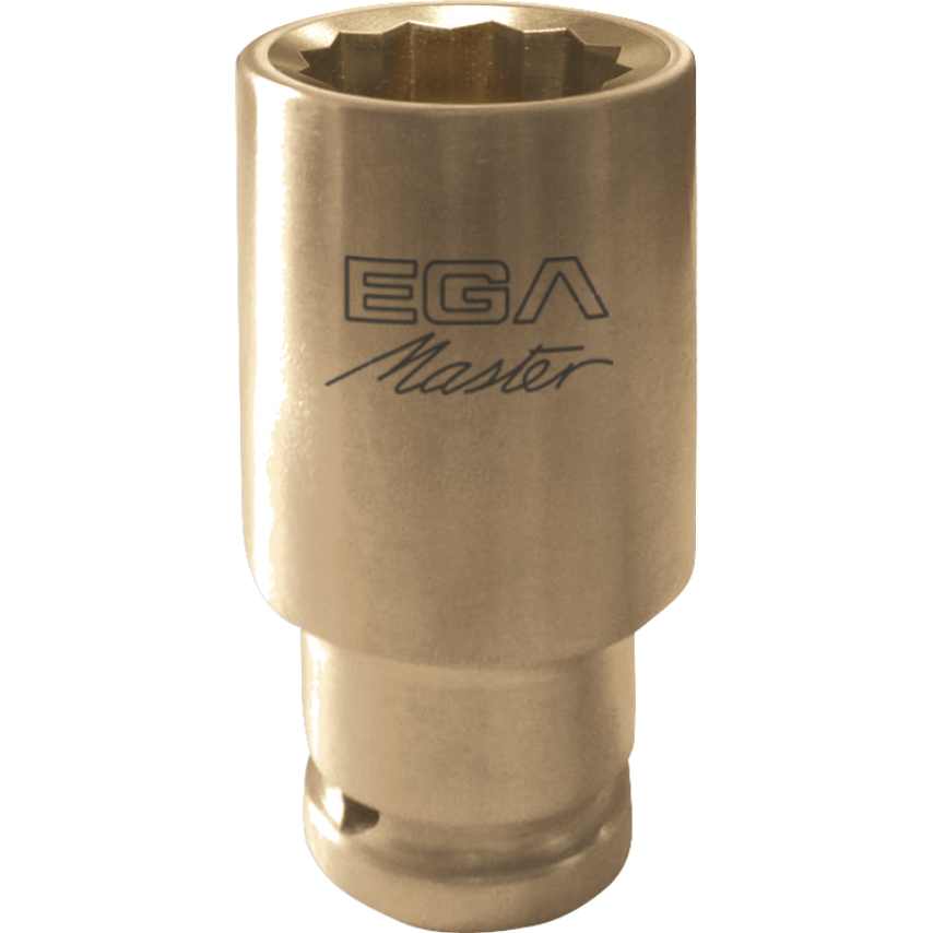 EGA Master Impact Socket Wrench 1/2" - 25mm Long Series Non Sparking Al-Bron (12