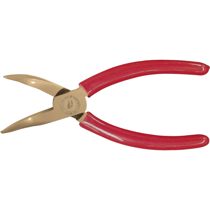EGA Master Bent Nose Mini Plier 125mm Non Sparking Al-Bron