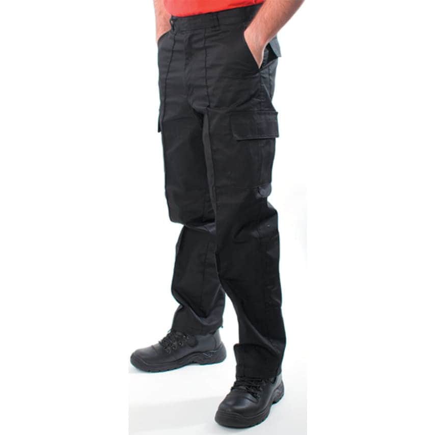 Uneek UC902 Cargo Trousers Black 40" Waist 31" Leg Zoro UK