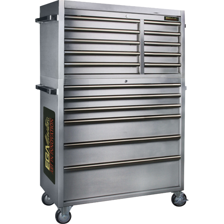 EGA Master Stainless Steel Cabinet and Tool Chest 1056 x 470 x 1686mm