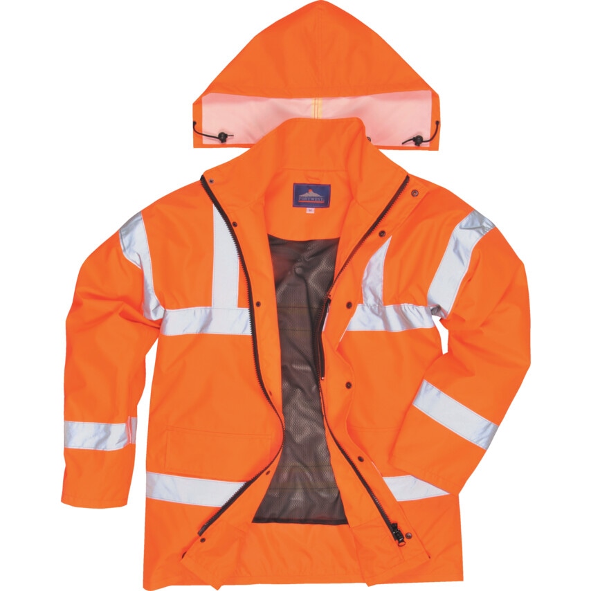 Portwest RT60 Rail Industry Hi-vis Breathable Jacket (XL)