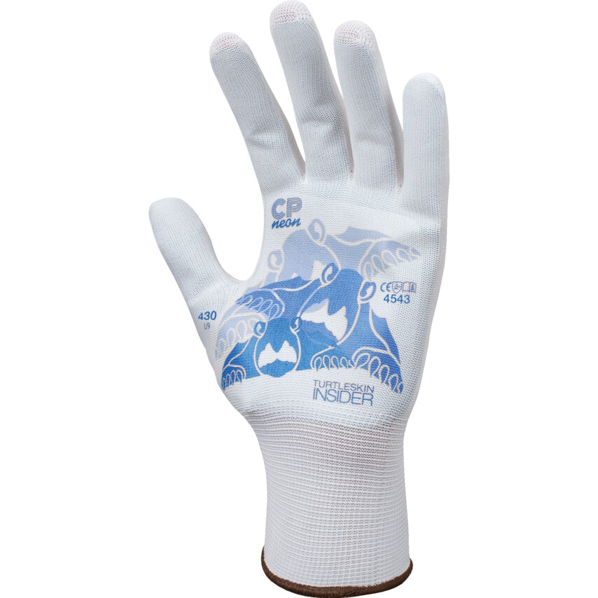 Turtleskin 430 Composite Plate Neon Insider Glove Size (M)