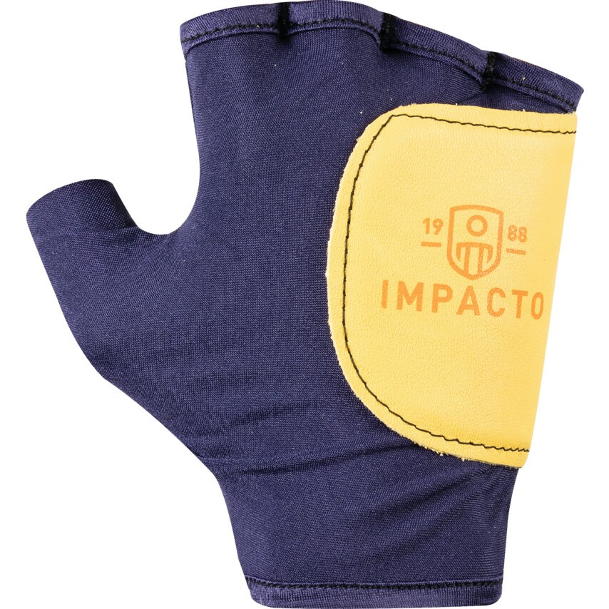 Impacto Protective Products Inc 503-20 Anti-Impact Palm-side Coated Black/Yellow - Picture 2 of 3