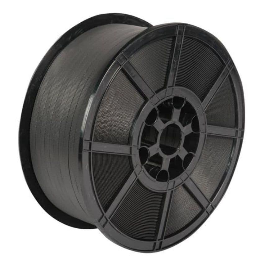 Southgate Strapping, Polypropylene, 16 x 0.96mm x 750MTR, Black- you get 2