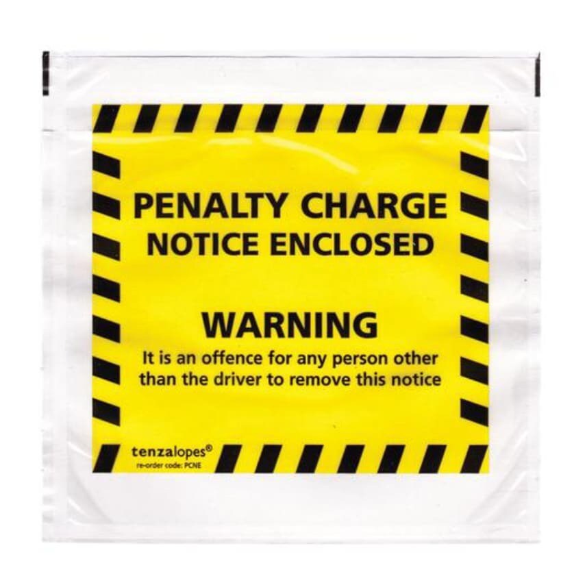 Southgate Tenzalopes Penalty Charge Wallets, 130 X 120MM Int. (Printed Penalty C